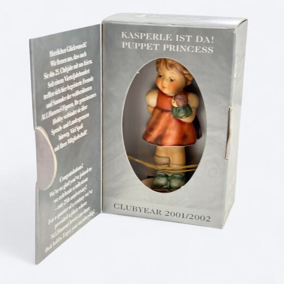 VTG‎ Y2K Honor Student #1528 & Puppet Princess #1664 M.J. Hummel Club 2000, 2001 - Picture 3 of 15